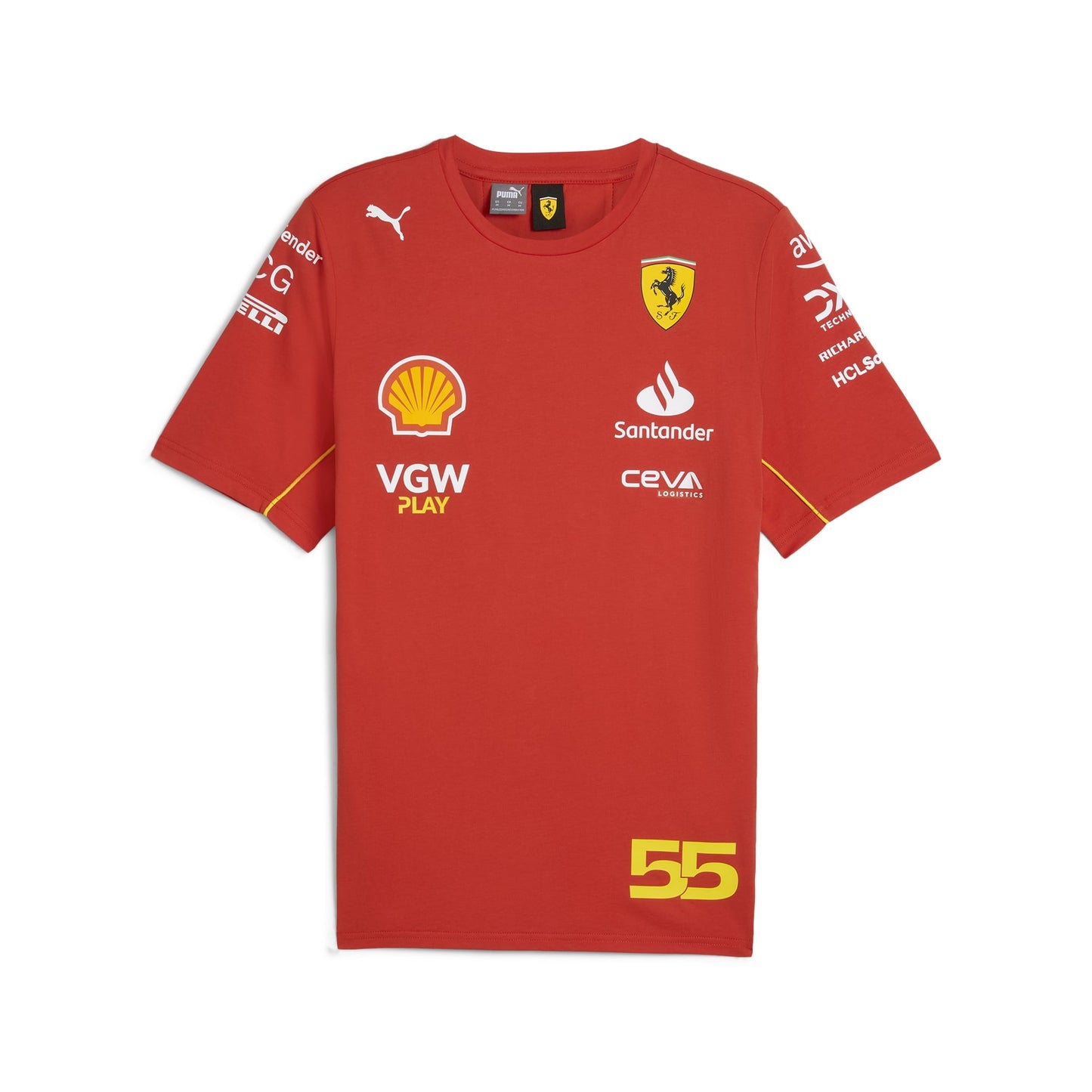 2024 Scuderia Ferrari F1 team t-shirt
