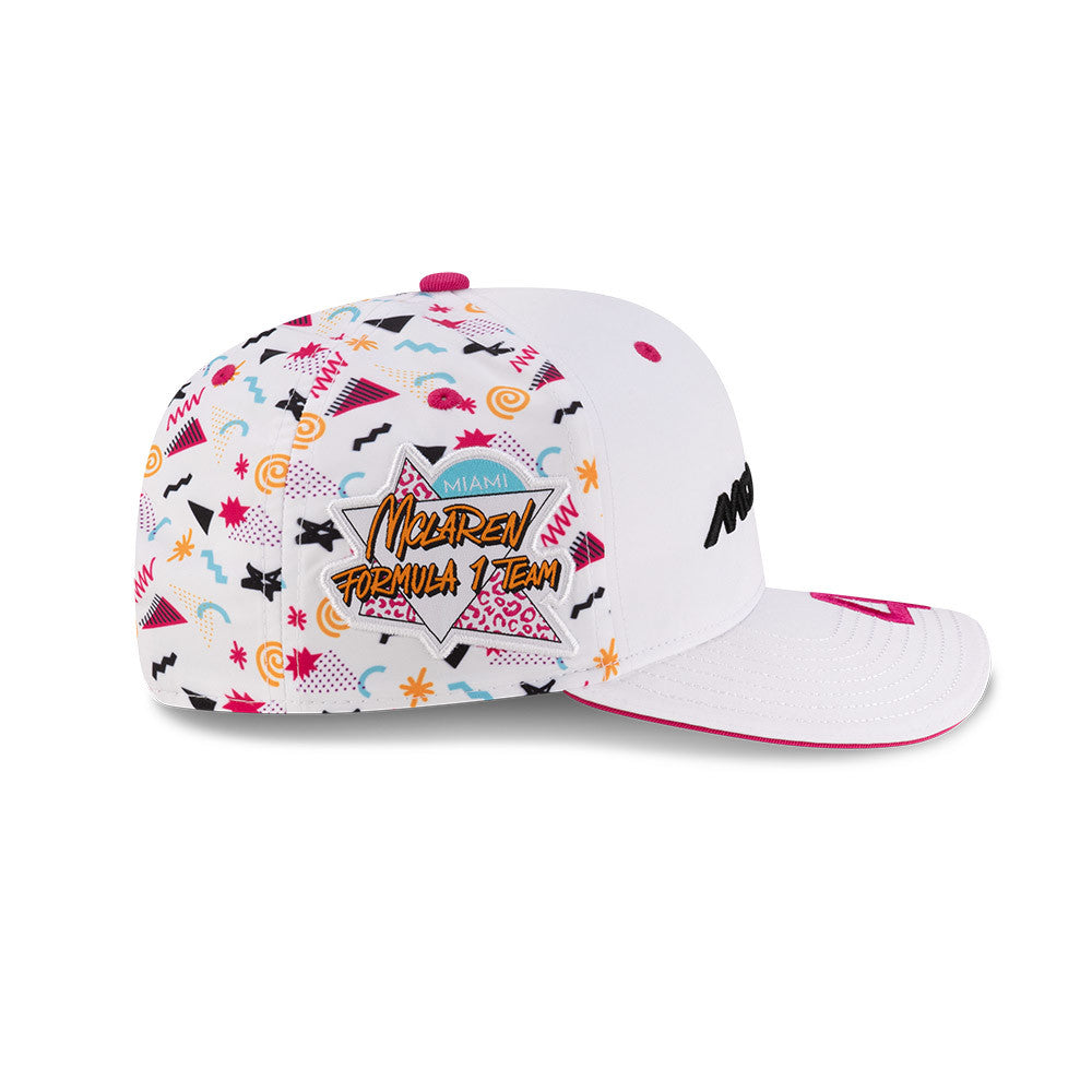 2025 MCLAREN LANDO NORRIS MIAMI 9SEVENTY - ADULTS WHITE