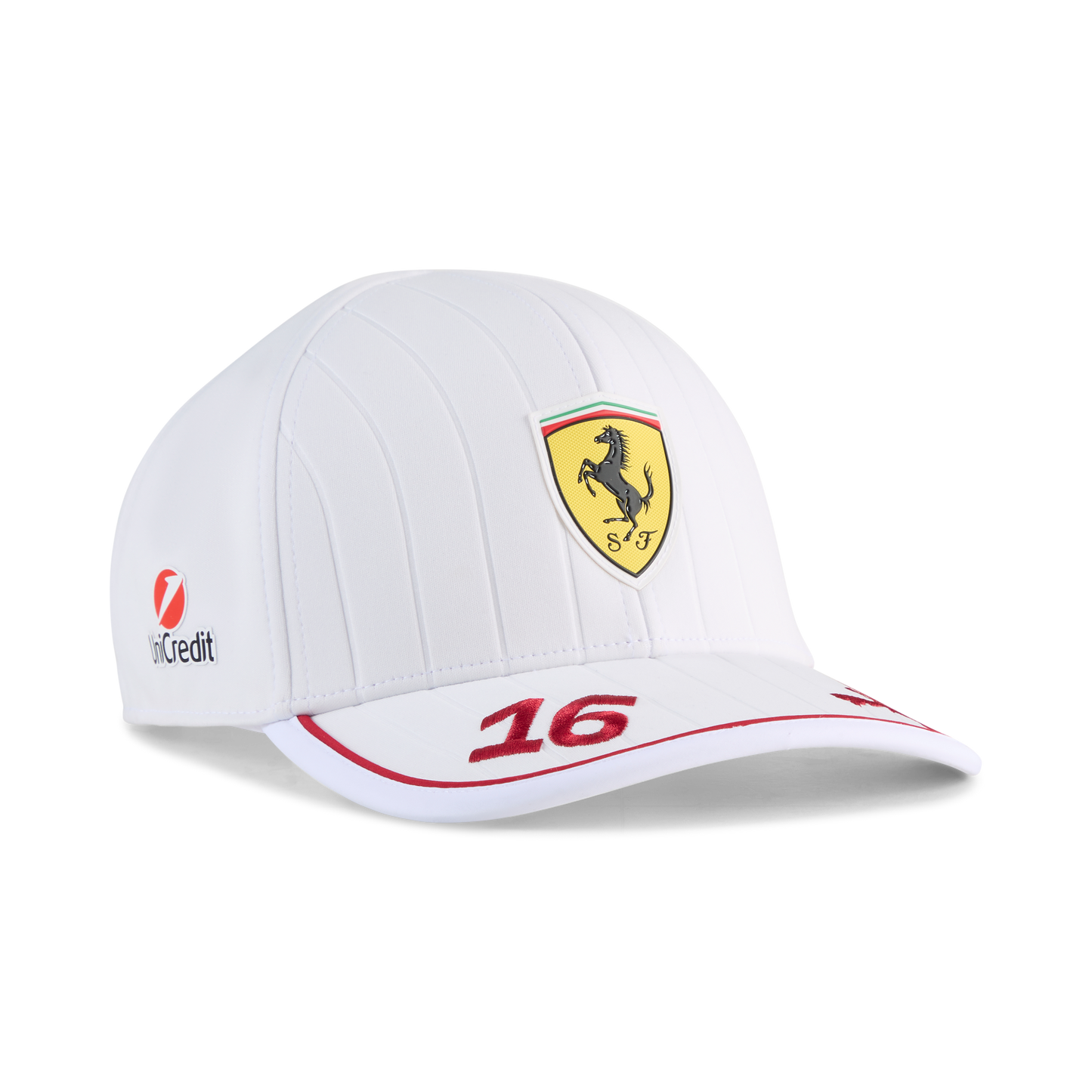 2025 SCUDERIA FERRARI RP CHARLES LECLERC LC CAP - ADULTS - WHITE
