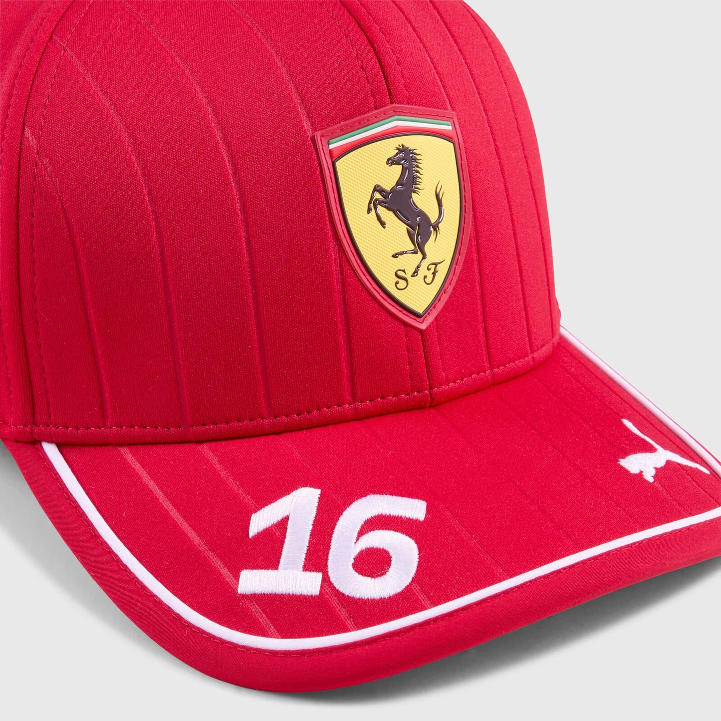 2025 SCUDERIA FERRARI CHARLES LECLERC CAP - ADULTS DARK CHERRY