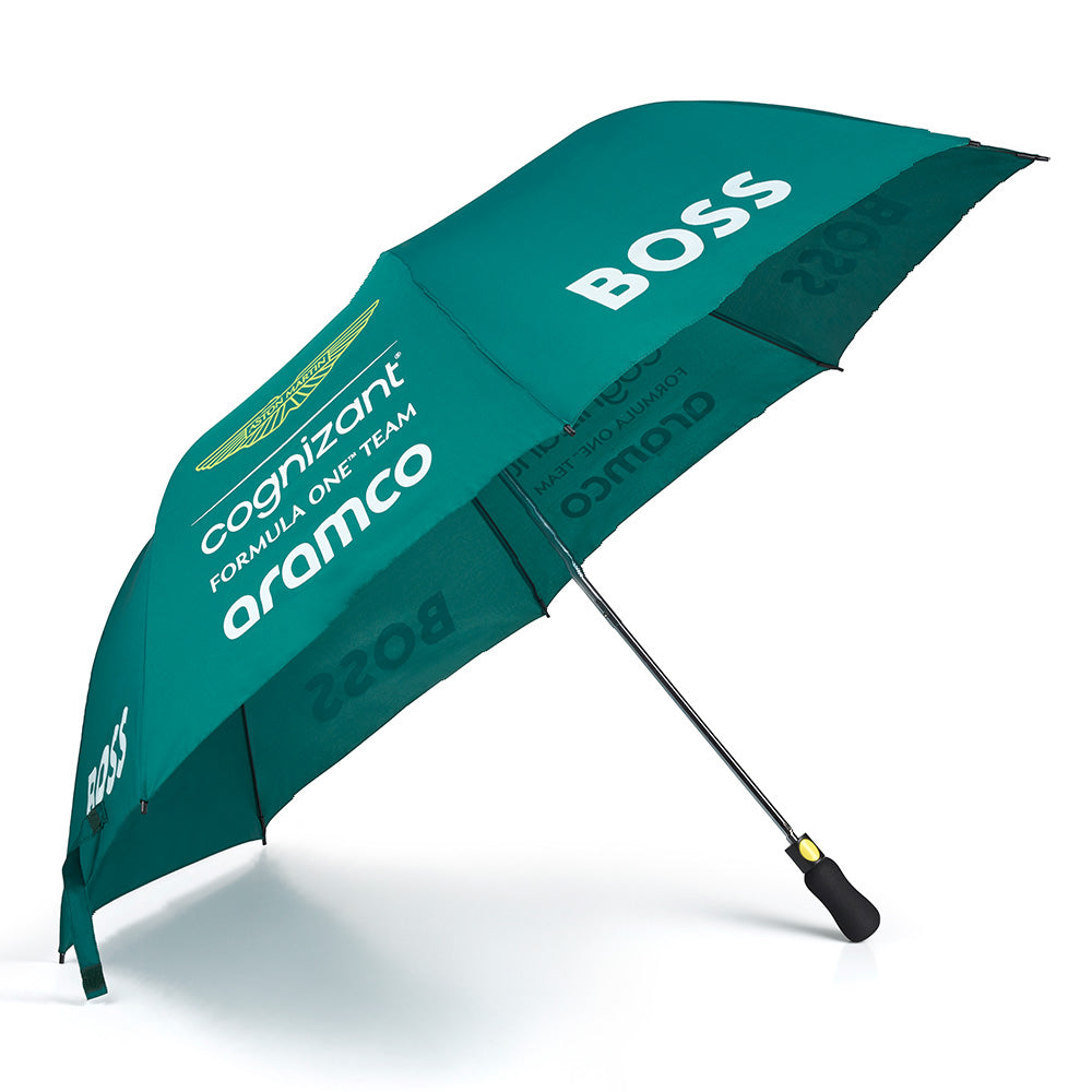Aston Martin F1 team umbrella