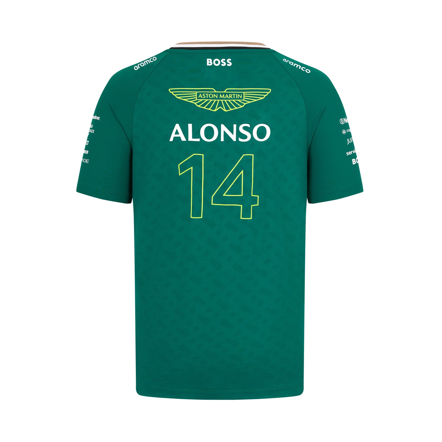 Official 2024 Aston Martin F1 Fernando Alonso Team Tee Men