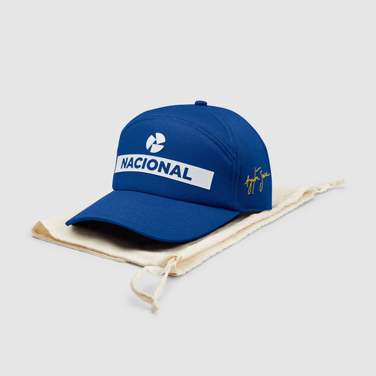 AYRTON SENNA ORIGINAL NACIONAL CAP WITH BAG