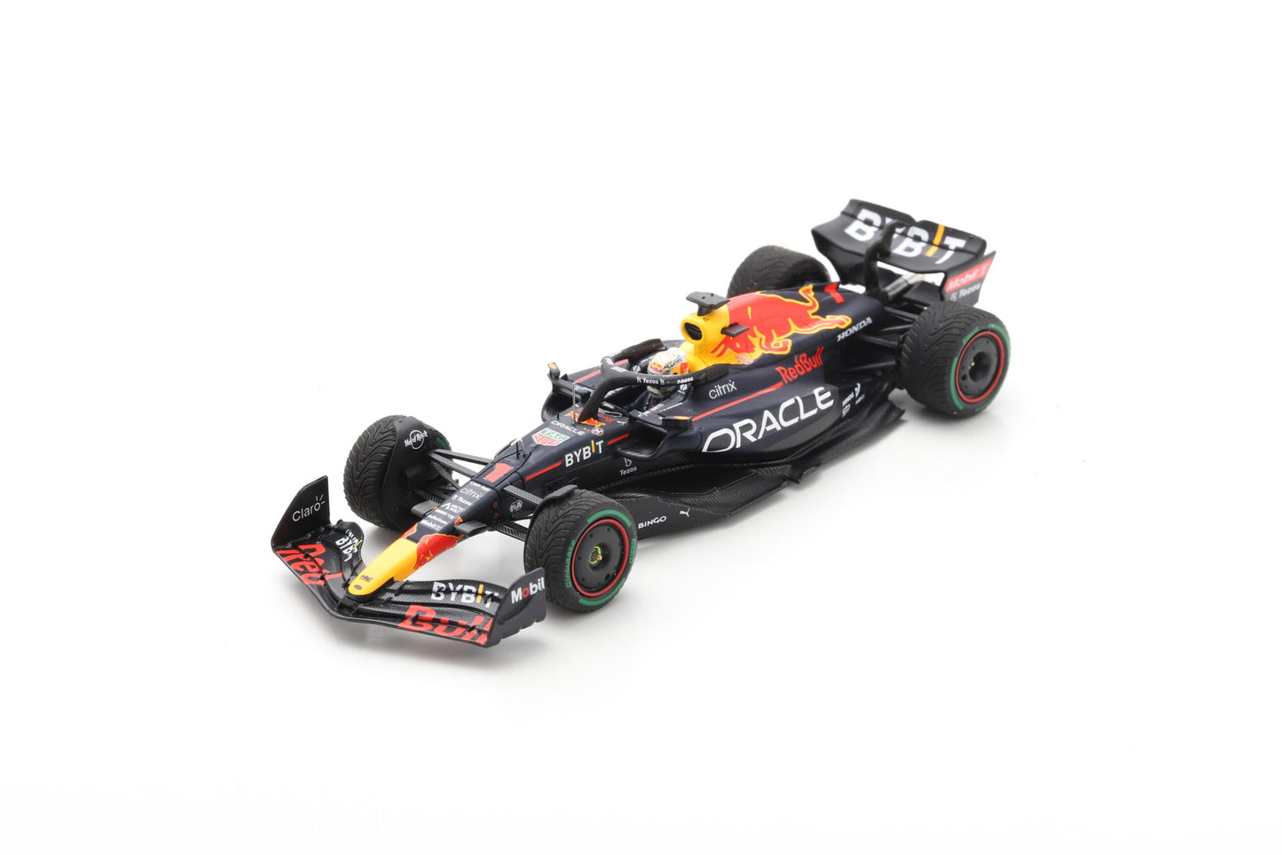 ORACLE RED BULL RACING RB18 MAX VERSTAPPEN NO. 1 JAPAN GP 2022 WINNER 1:43 SCALE - NIGHT SKY